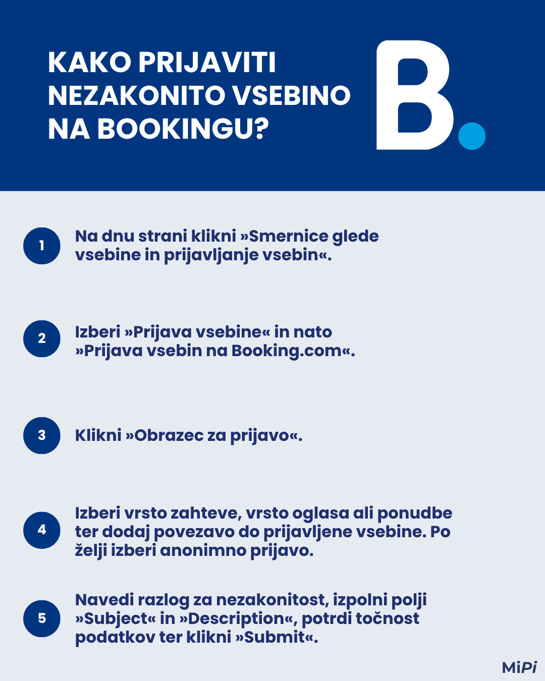 prijavne poti na Bookingu
