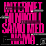 Internet ni nikoli samo med nama