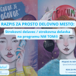 razpis za prosto delovno mesto