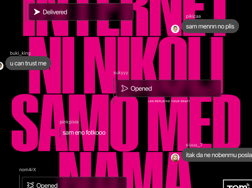 Internet ni nikoli samo med nama